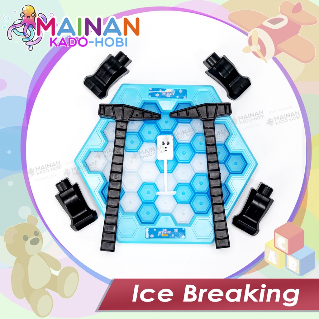 MAINAN EDUKASI ANAK PUKUL ES BALOK PRANK TOYS ICE BREAKING TRAP GAME