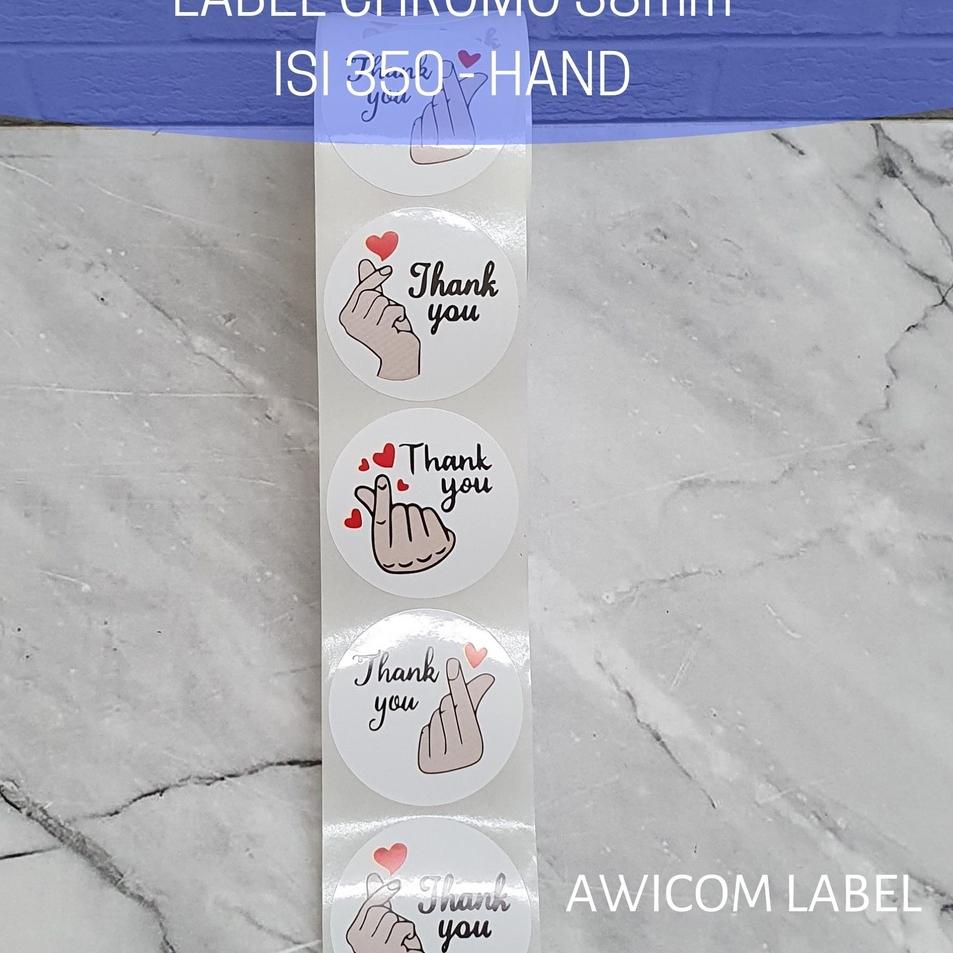 

Segera Miliki 350 PCS (1 ROLL) Stiker Label Thank You Homemade Handmade 38mm