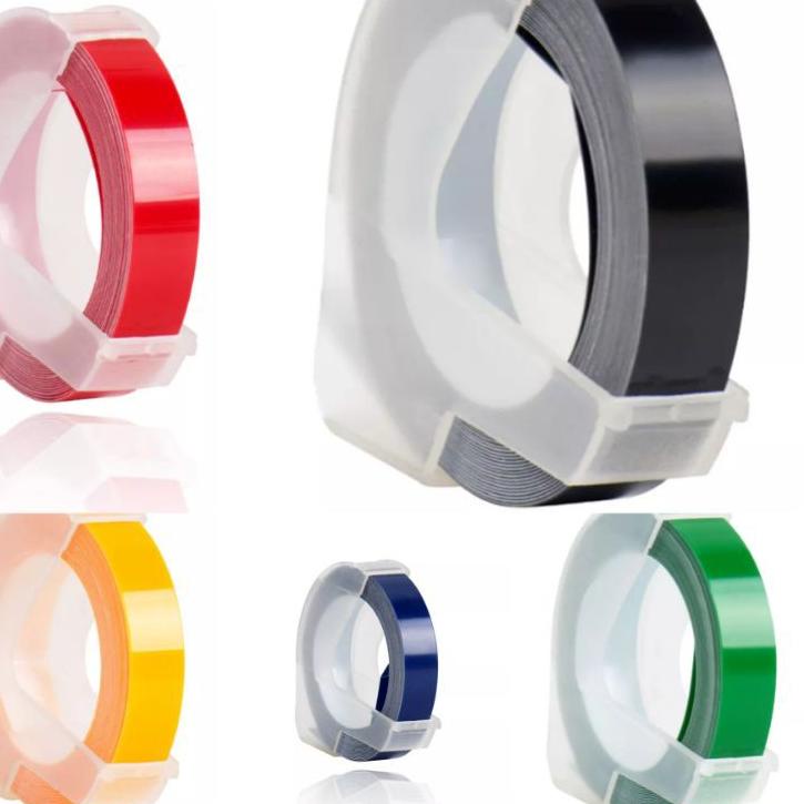 

(X[9T]㊚) Refill Tape Laber Maker merk Cidy emboss 3m x 9mm - BASIC COLOR (HARGA GROSIR) proses cepat