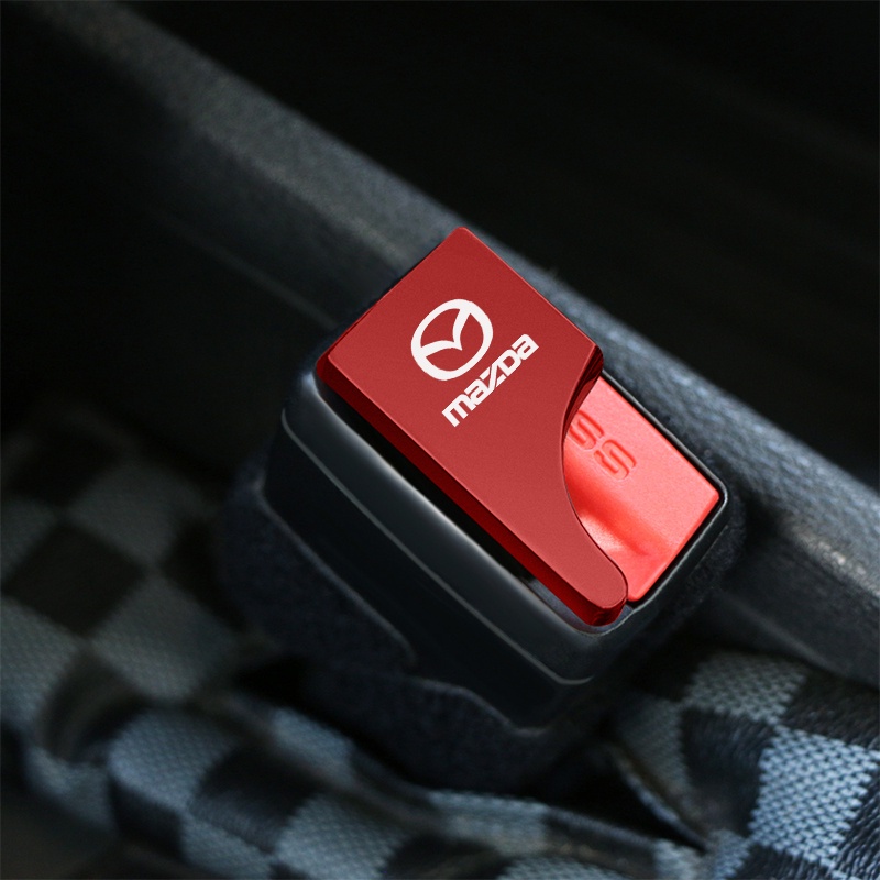 Untuk Mazda Concealed Car Safety Buckle Clip Seat Belt Plug Mazda2 3 CX5 CX30 CX8 CX3 6 5 Bl Gh Gp BT50