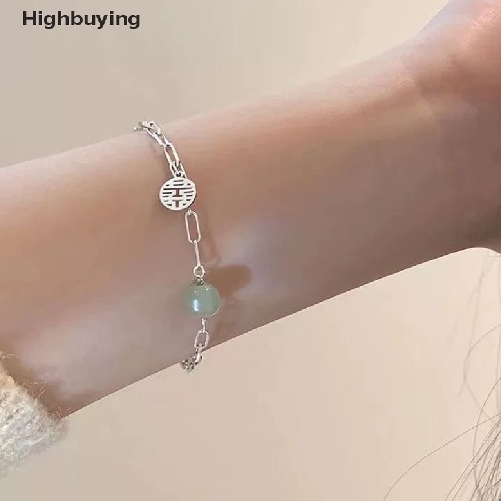 Hbid Sederhana Retro Bagus Beruntung Gelang Antik Fashion Indah Beruntung Liontin Adjustable Bangle Pesona Perhiasan Fashion Hadiah Glory