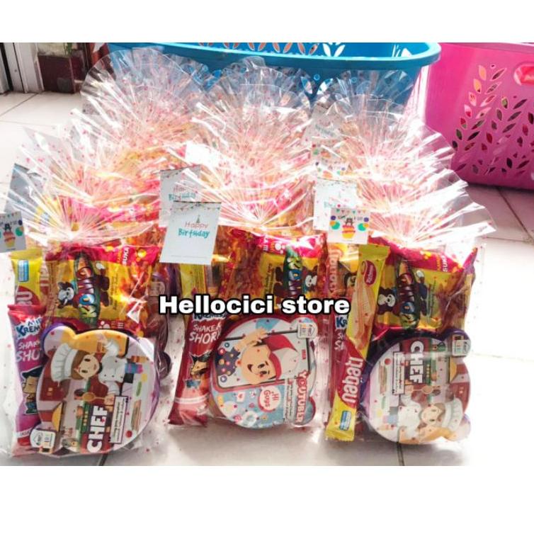 

>XG34448< PARCEL SNACK BINGKISAN + KOTAK MAKAN ULANG TAHUN