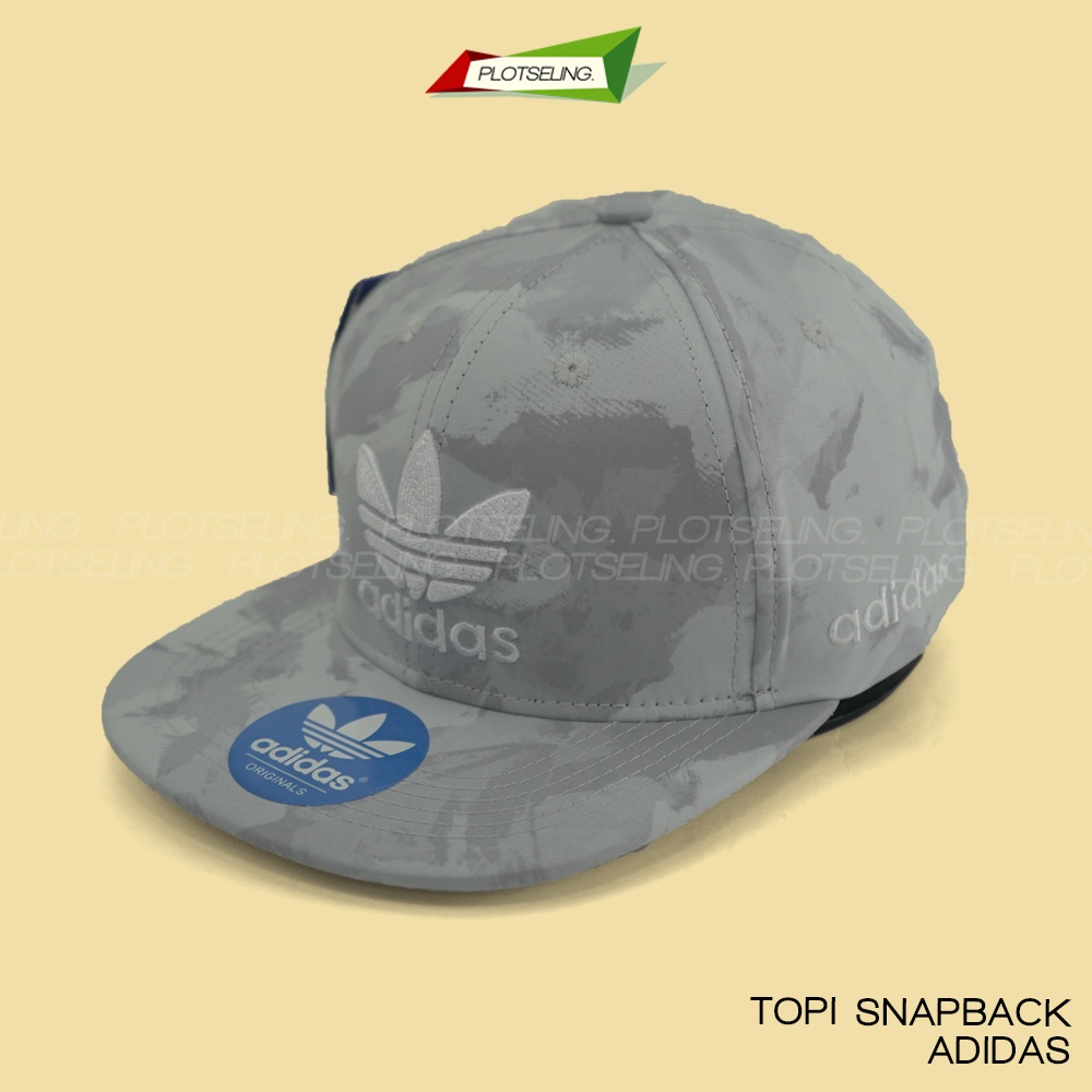 Topi Snapback ADIDAS Grey Camo Baseball Cap Distro Pria Wanita Premium Grade Unisex