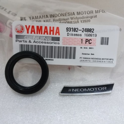 Seal Sil Kruk As Kiri Aerox 155 Lexi Asli Yamaha 93102-24802