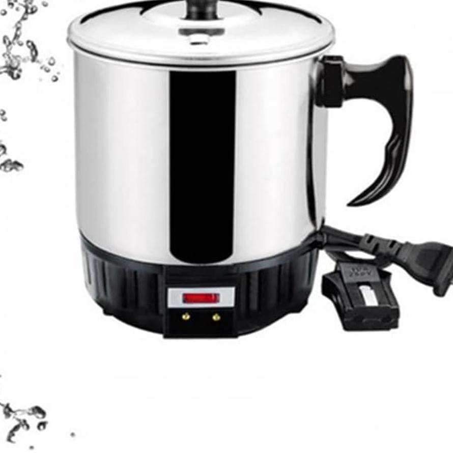 → Mug Teko Listrik Pemanas Air Lesindo Stainless 12 Cm Hiter Heater Masak Air Listrik ✧
