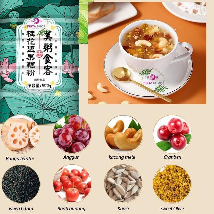 

✨Terbaru✨ READY LOTUS ROOT POWDER OU FEN HALAL BUBUK AKAR TERATAI Sachet fistashop !!!