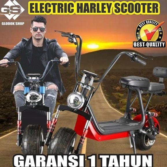 Scooter Listrik / Mini Harley / Sepeda Listrik / Skuter Listrik #Original