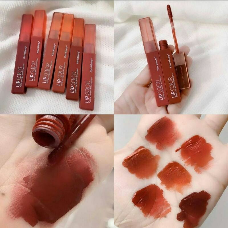 PROMO PERPCS LIP GLOSS MATTE 24JAM KISS BEAUTY HARUM BUAH SWEET FRUIT COLOR NO.70281