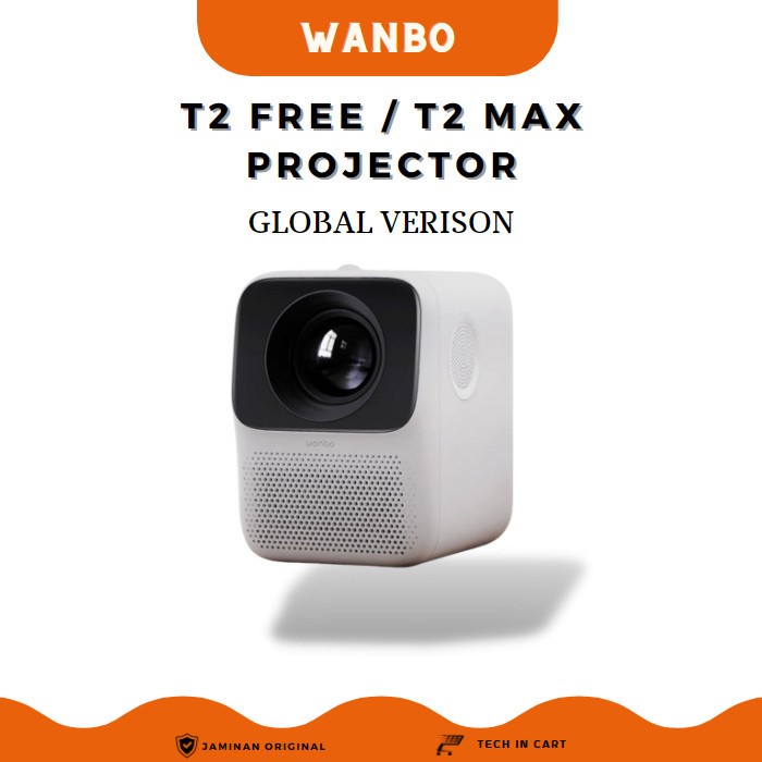 Proyektor Wanbo T2 Free / Wanbo T2 Max Mini Smart  Proyektor Global Version