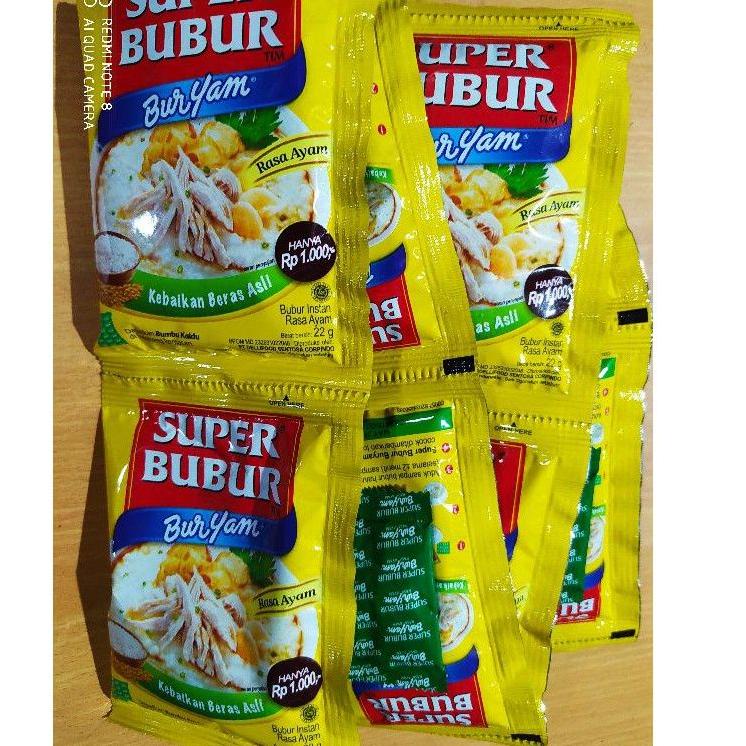 

(I8)6☎) Super Bubur Buryam Rcg 10 Pcs berat 22 Gr kekinian