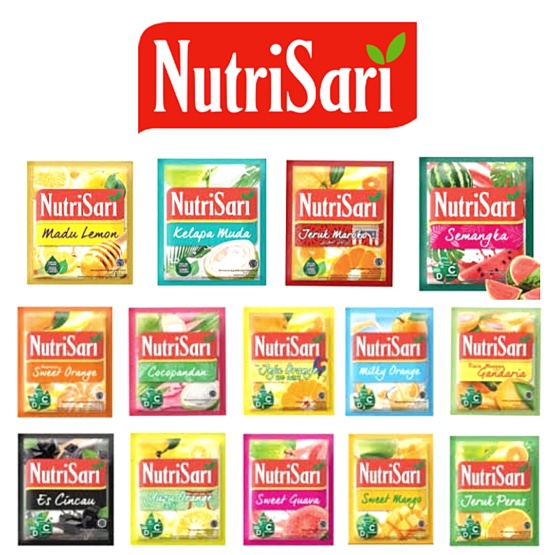 

Nutrisari Minuman Serbuk Aneka Rasa Buah Sachet / Rencengan all varian