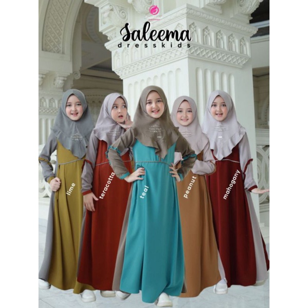 SALEEMA SERIES GAMIS KIDS ONLY / SARIMBIT 2023 BY FANIA HIJAB