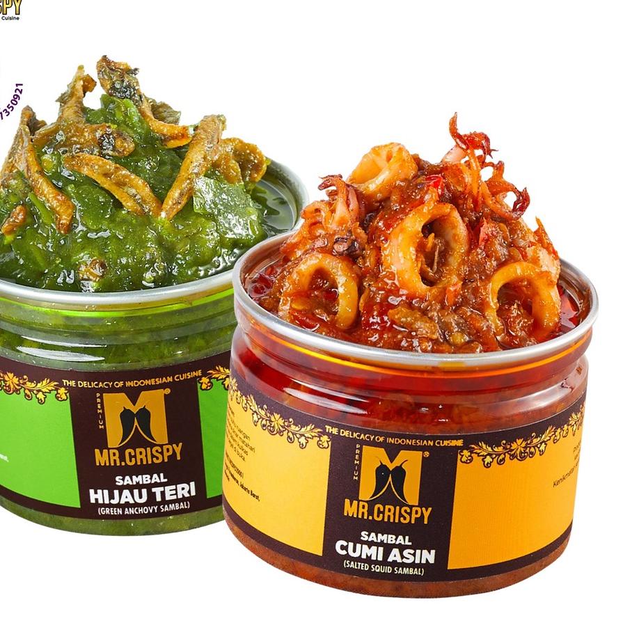 

T77✷ Paket Sambal Mr.Crispy/Paket Sambal 2 Pcs Banyak Peminat