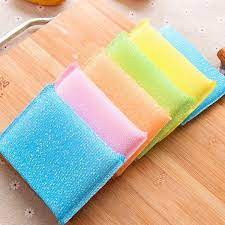 BOP SPONS CUCI PIRING WARNA WARNI METALIC SPON SPONGE SABUT JARING ALAT DISHWASHING DAPUR MASAK BUSA SERBAGUNA