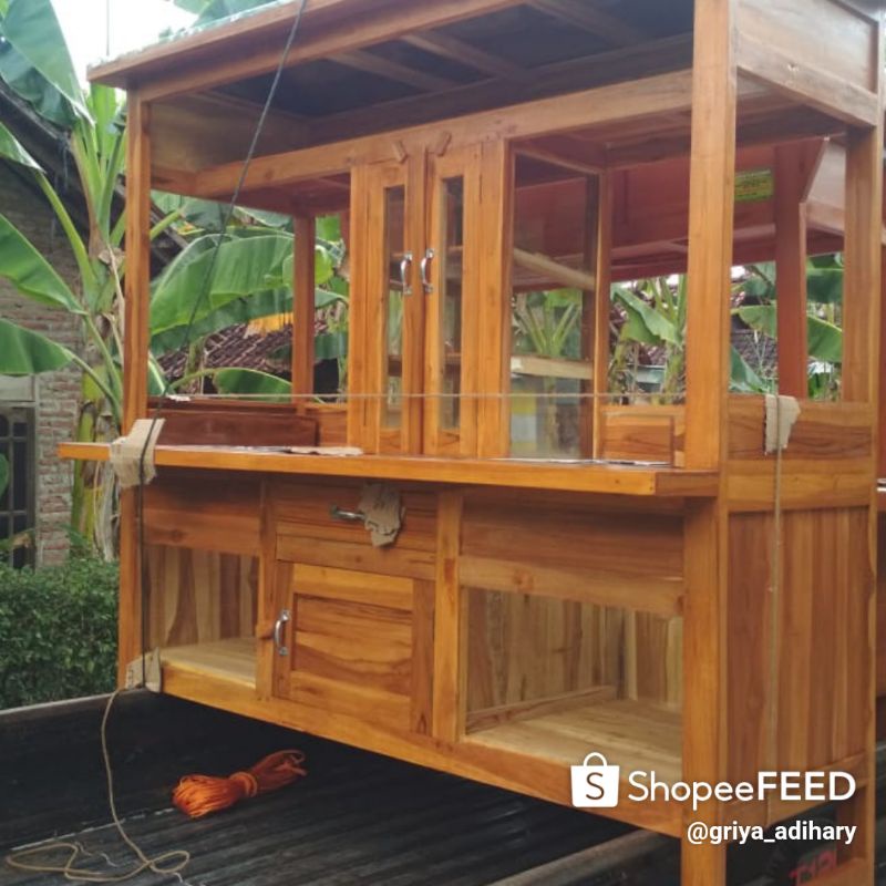 bakso kayu jati,mie ayam kayu jati,rombong mie ayam, rombong bakso