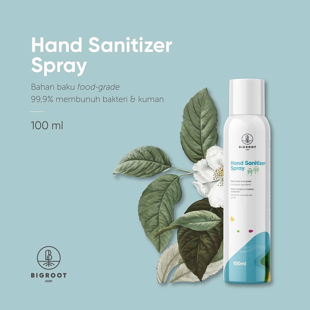 Bigroot Hand Sanitizer Spray Big Root Sterilizer Bayi Baby Balita Desinfectant Disinfectant 50ml 100ml 200ml Sang Pisang Kaesang