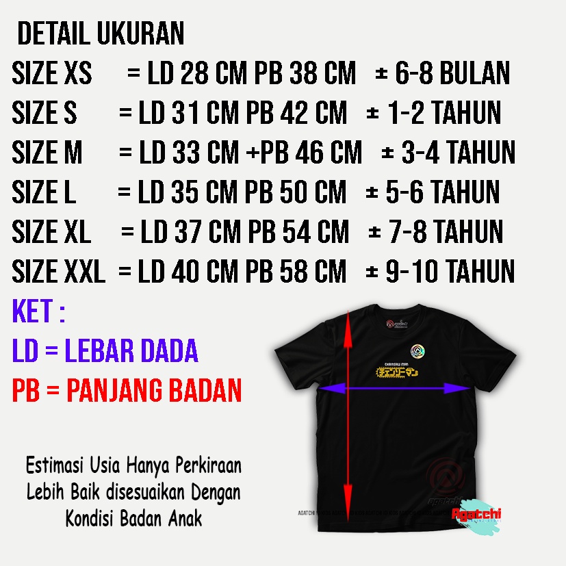 Baju Kaos Atasan Anak Laki - Laki Motif Chainshaw Man - BC