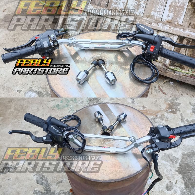 PAKET SET STANG STIR DAY MASTER REM BREMBO HOLDER KANAN KSR HOLDER KIRI VIXION OLD JALU SATRIA FU ST