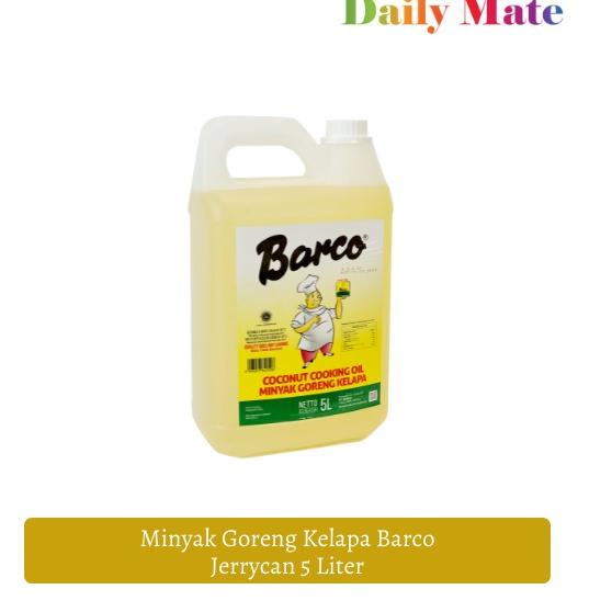 

[PRODUK W8SI0] Barco Minyak Goreng Kelapa Jerrycan 5 Liter EDT