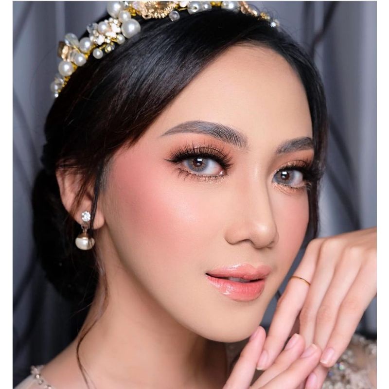 Softlens dubai 3 tone 20,8 mm - lensa mata import