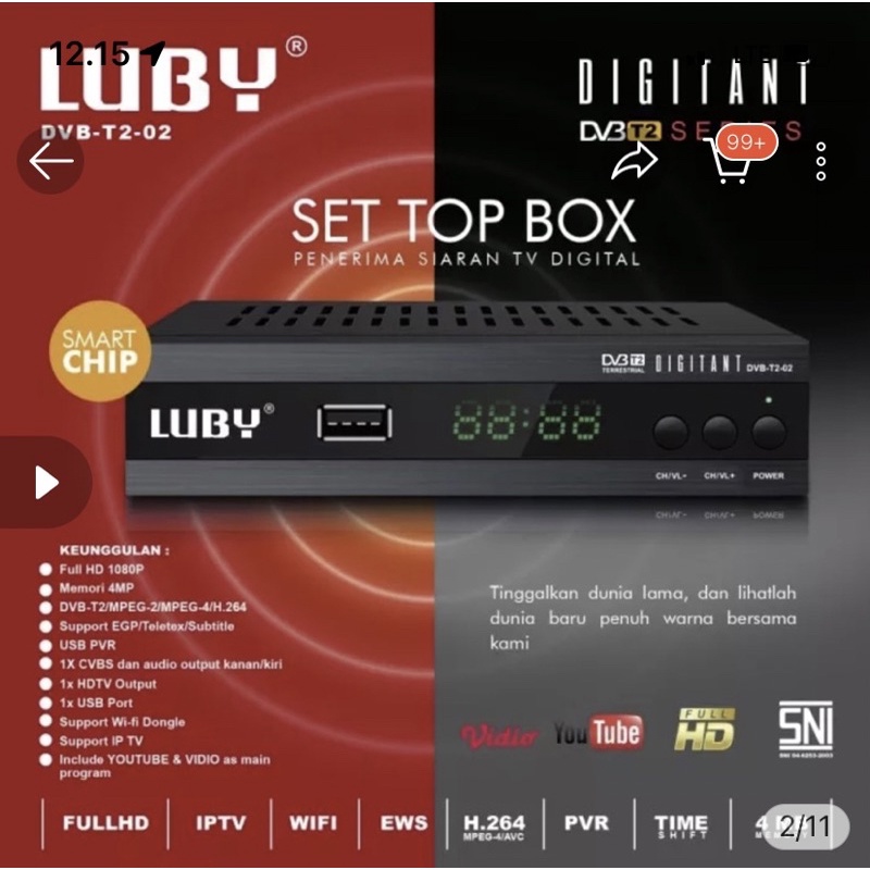 set top box luby