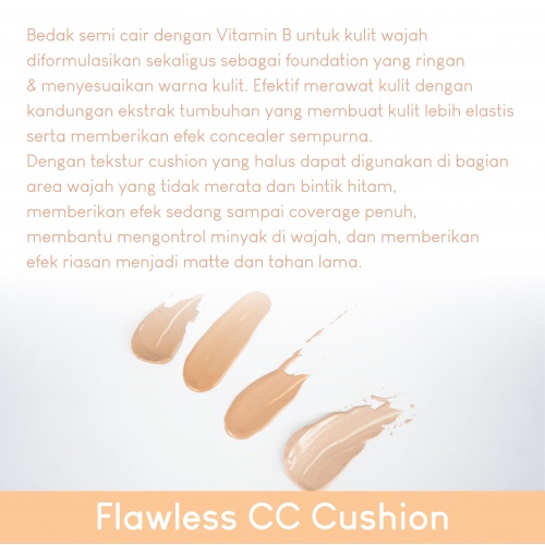 .FACE UP Flawless CC Cushion (New series of anti aging) with RED ALGAE [SINERGIA] refill