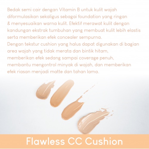 .FACE UP Flawless CC Cushion (New series of anti aging) with RED ALGAE [SINERGIA] refill