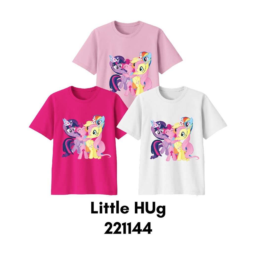 aos Little Pony Special LittleFlower Ready Size Bayi Anak Dewasa Bahan Katun Combed 30s Premium