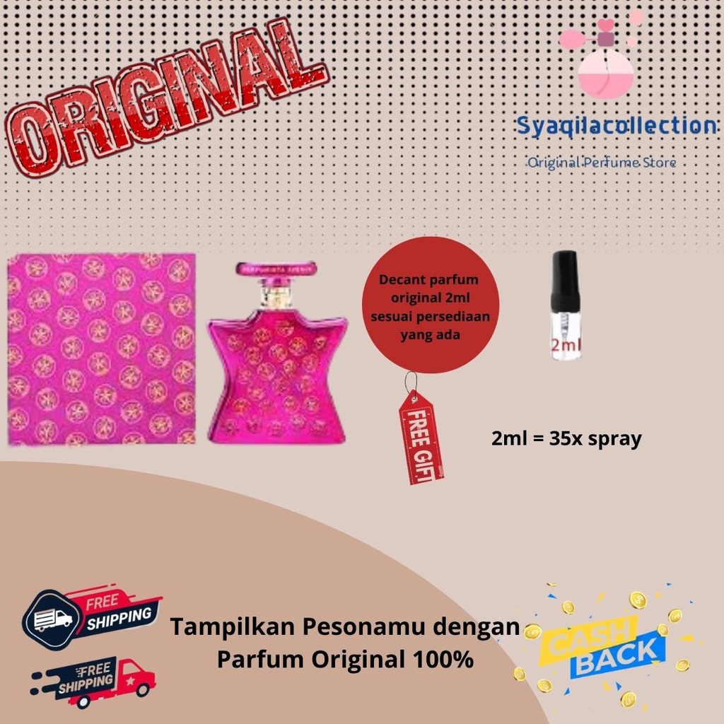 Parfum Parfume Asli Perawatan Kecantikan Original Import Branded Wanita Perempuan Cewek Bond No 9 Pe