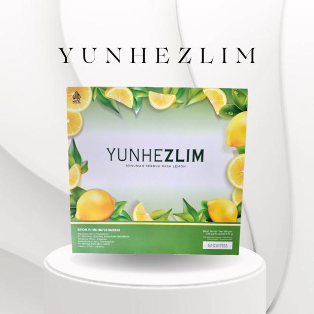 YunheZlim | Minuman Detoxfikasi | Minuman Serbuk Rasa Lemon | Halal dan BPOM | Yunhe Science