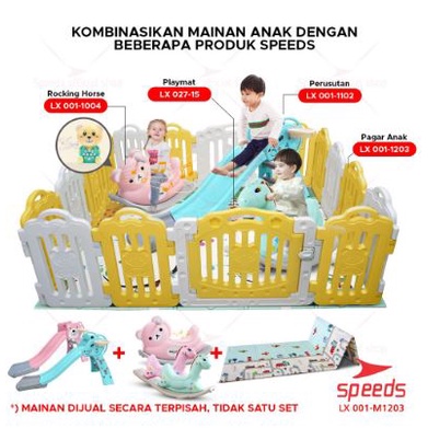 SPEEDS Pagar Bayi Pagar Anak Babyfence Bayi Balita Kokoh Play Fence Bisa Dilipat Playfence | Aman dan Awet  001-M1203