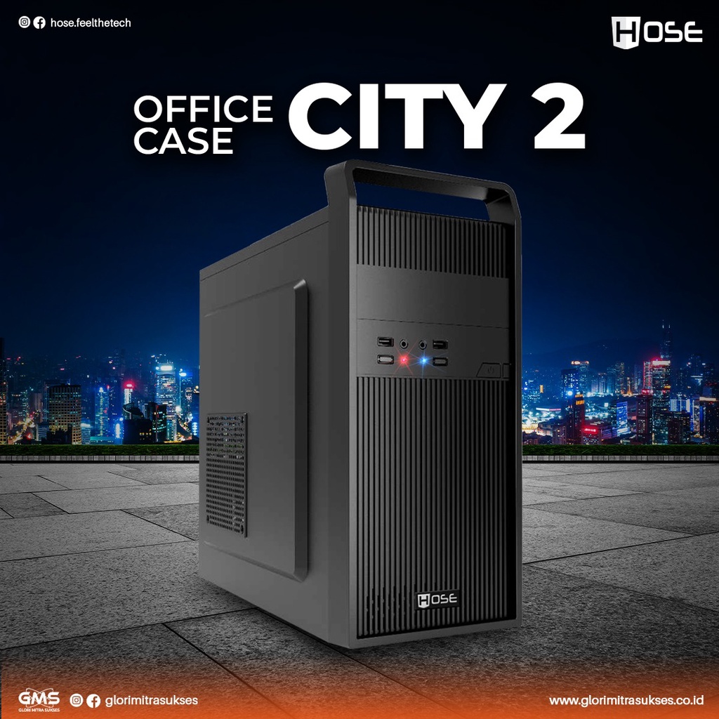 Casing Komputer -  PC CASE HOSE  OFFICE CITY 1 DAN CITY 2