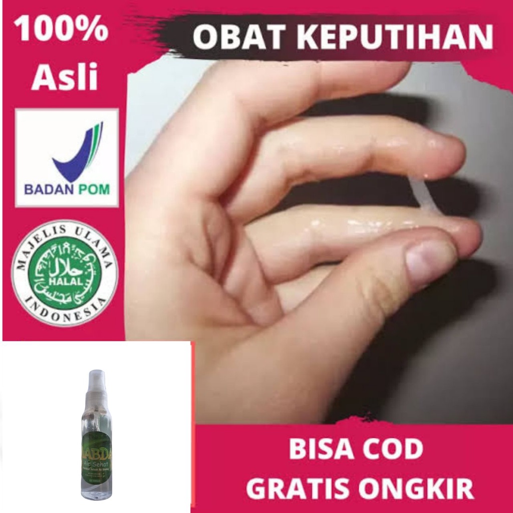 (COD) Obat Keputihan Warna Putih susu, Kehijauan, keabuan disertai gatal dan bau tak sedap