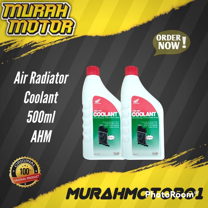 Jual Air Radiator Coolant 500ml AHM Original Shopee Indonesia