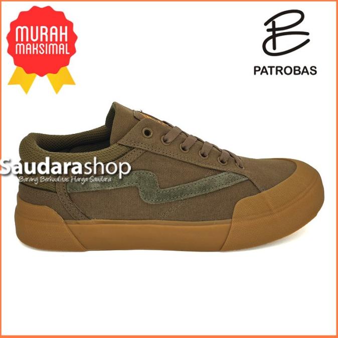 Sepatu Patrobas Cloud Olive Gum Low / Patrobas Cloud Olive Gum LC