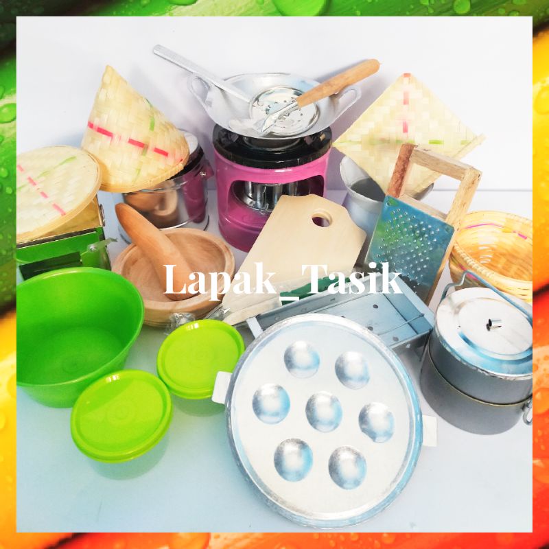 Set Alat Masak Mainan Masak Masakan Miniatur Peralatan Masak Anak