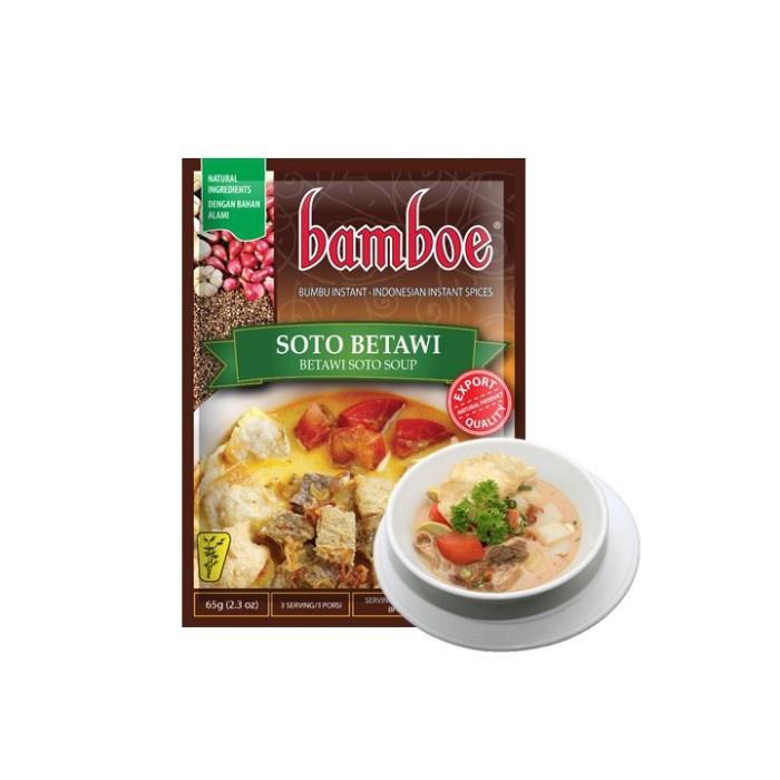 

Bumbu instan Bamboe soto betawi