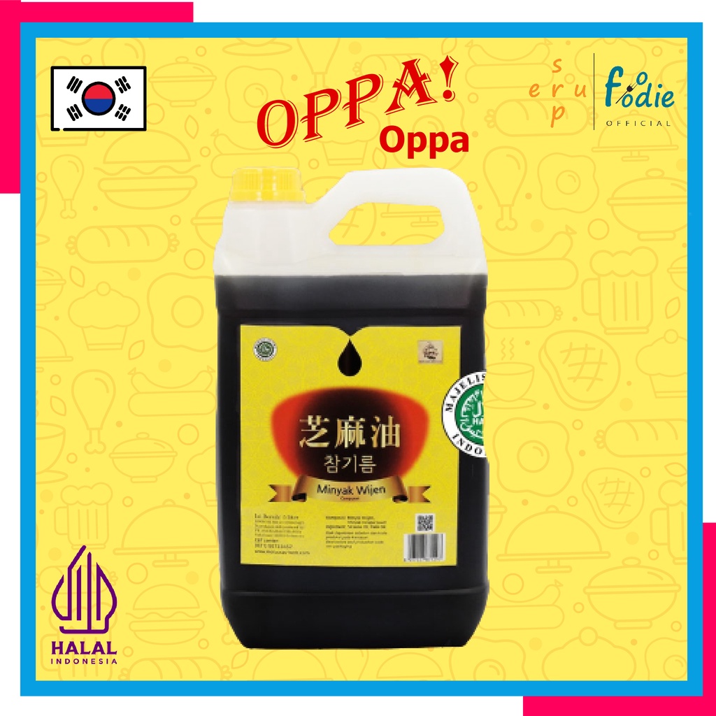 

SUPERFOODIE Minyak Wijen Korea / Sesame Oil Organik Korea / Minyak Wijen Bibimbap, Japchae, Bulgogi Korean Food Halal Molluccas 750 Mili Liter