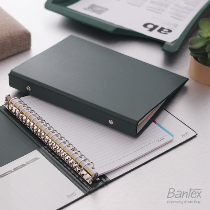 

Bantex Multiring Binder 20 Ring 25mm A5 Green #1324 04