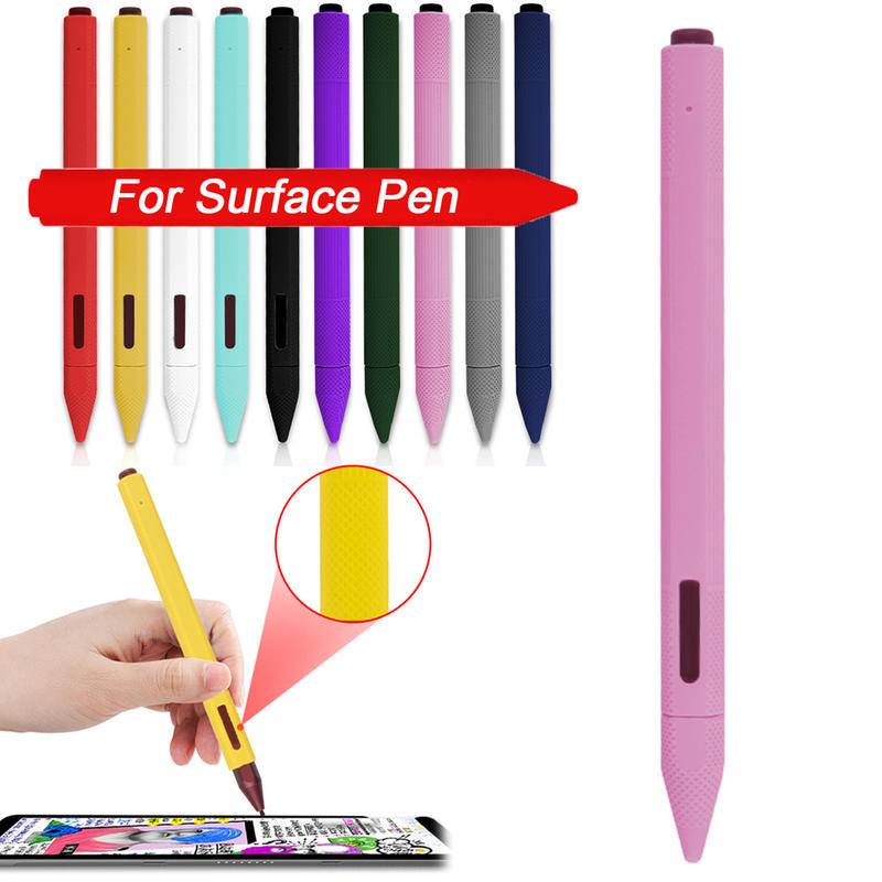 Silikon Stylus Pelindung Case Untuk Microsoft Surface Touch Pen Tip Full Cover Pelindung Lengan Bungkus Holder Bag