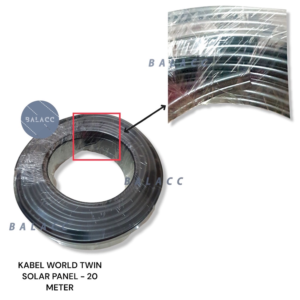 Kabel Solar Panel 2x2,5mm 18 Meter World