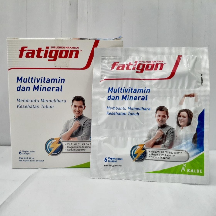 Jual Fatigon multivitamin dan mineral per 1 strip Shopee Indonesia