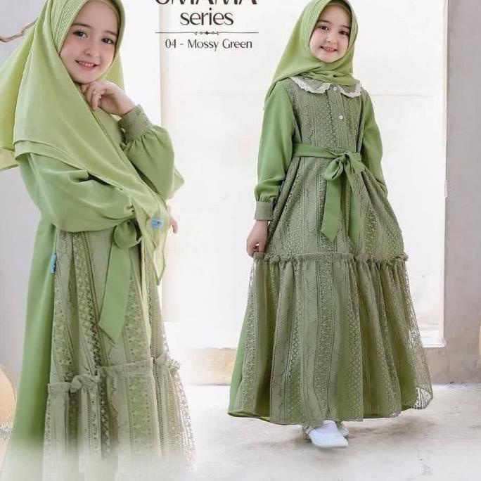 ╝¤╚  TREND Shirin Set Kids Setelan Muslim Anak Umur 5 6 7 8  Tahun Stelan Brukat Malika Atasan Tunik Plus Celana Busana Muslim Anak Premium Baju Murah Terbaru  Mewah Kekinian
