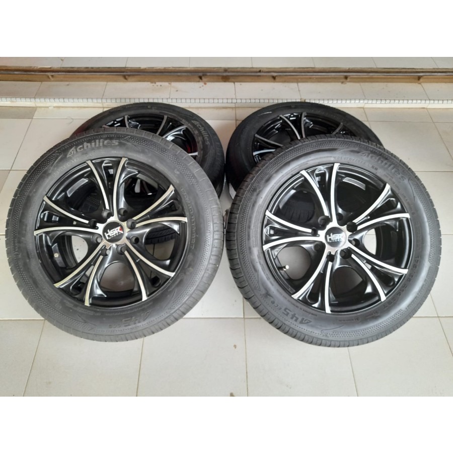 VELEG MOBIL HSR TERANGON RING 14 LEBAR 6 PCD 4x100, 4x114 + BAN ACHILLES