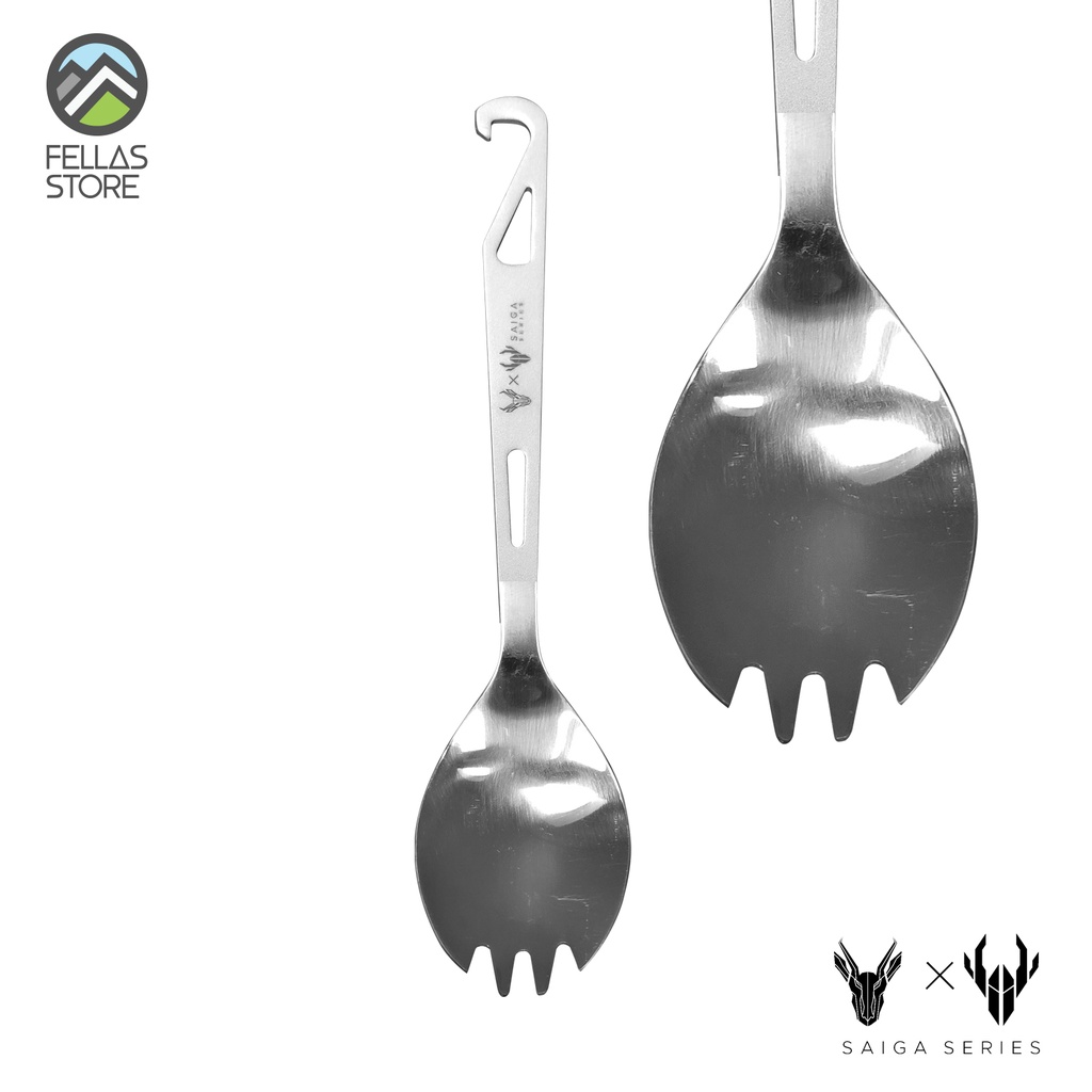 Saiga - Titanium Spork w/ Bottle Opener