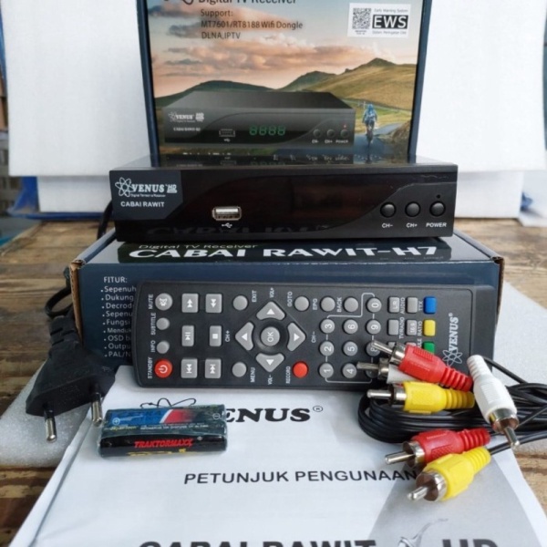 Promo set top box H7 venus cabai rawit receiver antena tv digital Berkualitas