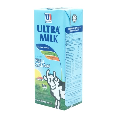 

Ultra milk susu UHT full cream 200 ml