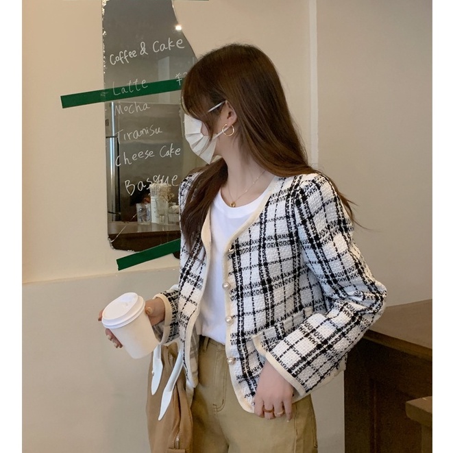 Jaket Wanita Korean Style Lengan Panjang Kekinian Import Kardigan crop Terbaru Baju Atasan Wanita