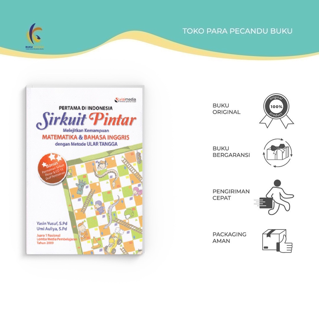BUKU - Sirkuit Pintar Melejitkan Kemampuan Matematika & Bahasa Inggris dengan Metode Ular Tangga - B