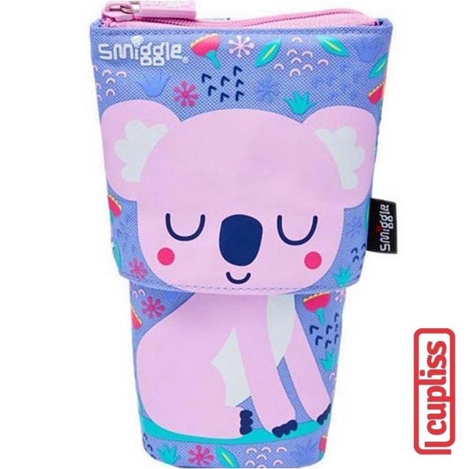 

SMIGGLE Pencil Case 446316 Slide Stand Animal Koala Lilac